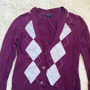 Banana Republic Purple Cardigan